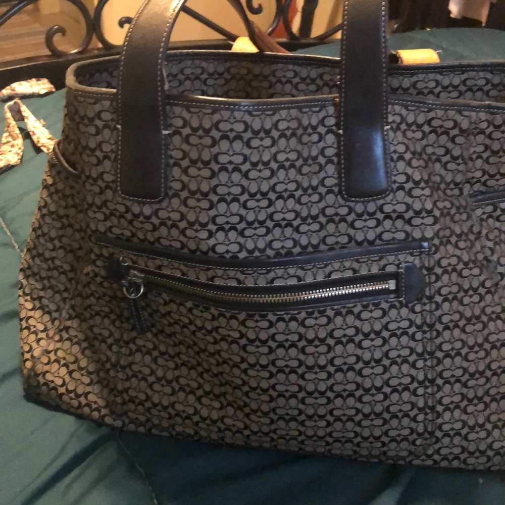 Large Coach tote handbag
